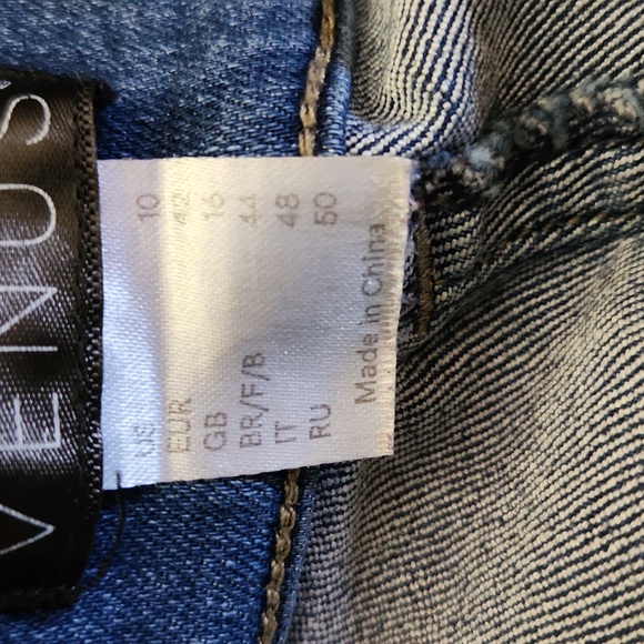 Venus Patchwork Straight Legged Jeans - Picture 8 of 9